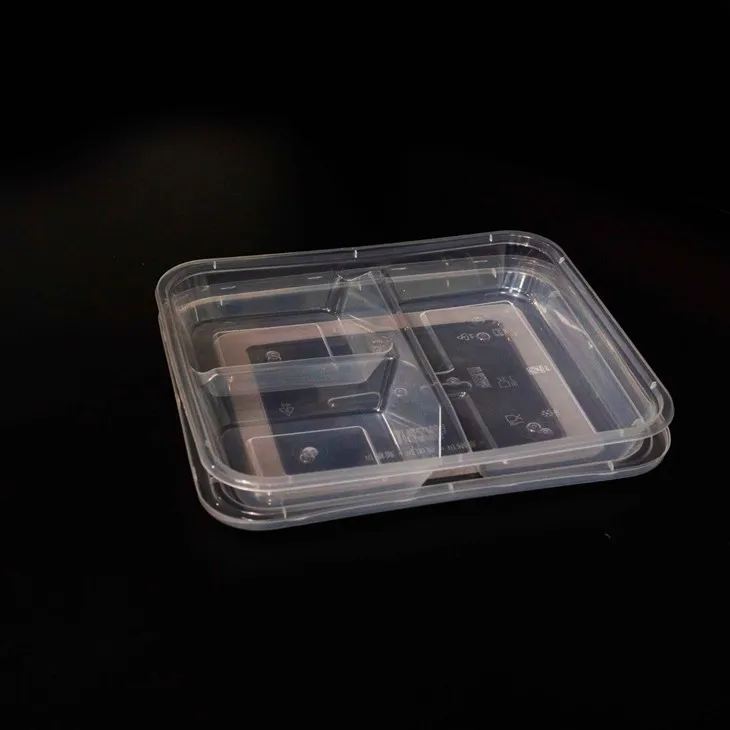 Elegant Divided Plastic Food Containers - Ideal for Fine Dining (3)