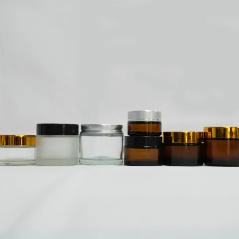 Glass Cosmetic Jars For Creams & Lotions, Customizable Design & Packaging